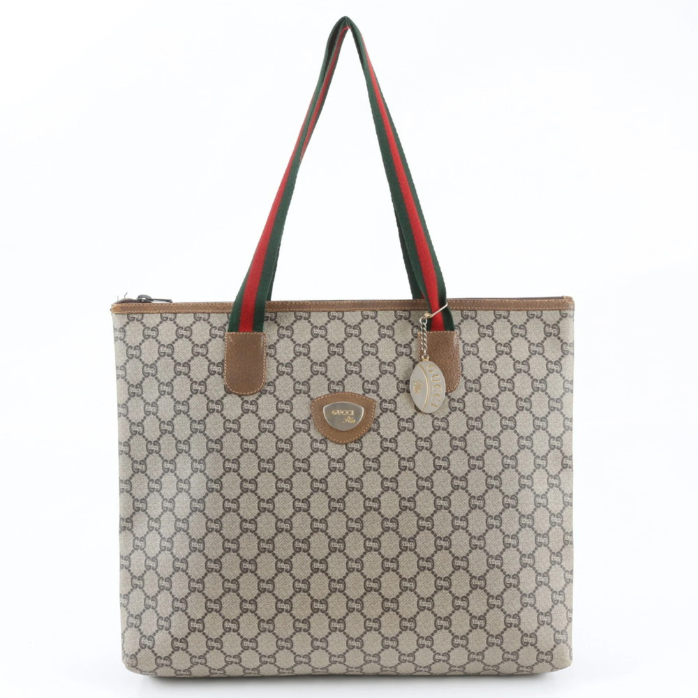 Gucci Sherry Line GG Plus Leather Tote Bag Shoulder for Men and Women
